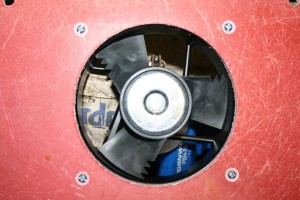 Control Board Cooling Fan installed